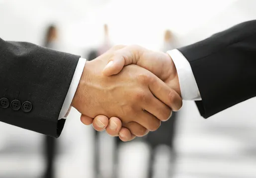 Image libre de droit deux personne qui se sert la main Taxe d'apprentissage