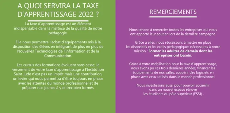 Image expliquant la taxe d'apprentissage en 2022 Taxe d'apprentissage